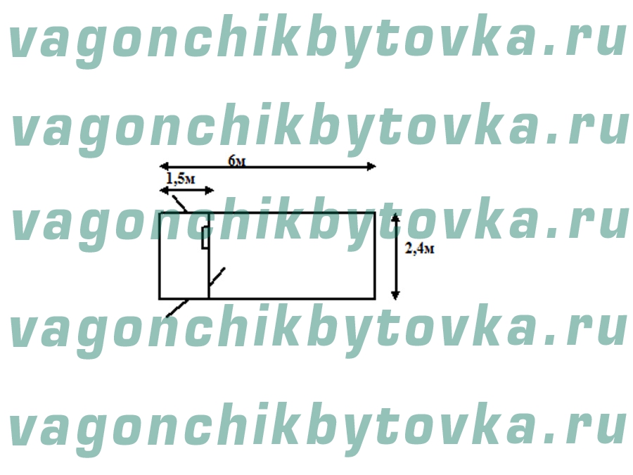 Складское помещение из БК 6м