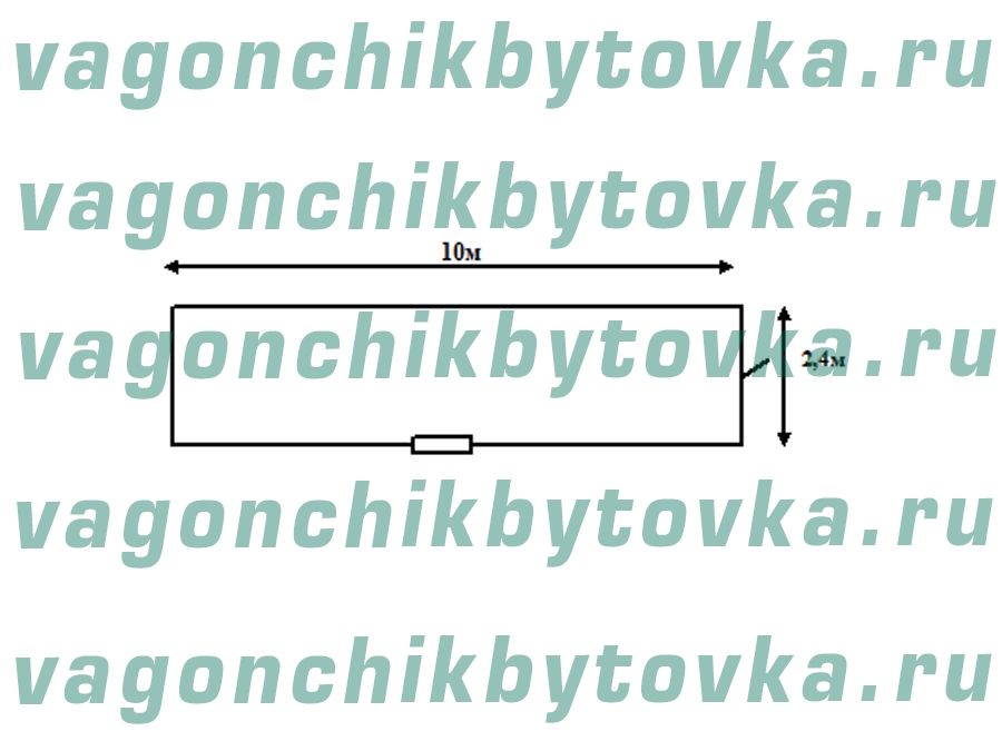 Офис из вагончика-бытовки 10м